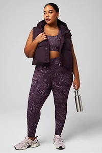 Essential Cropped Hooded Puffer Vest