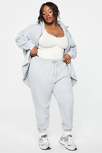Oversized Fleece Cocoon Jacket
