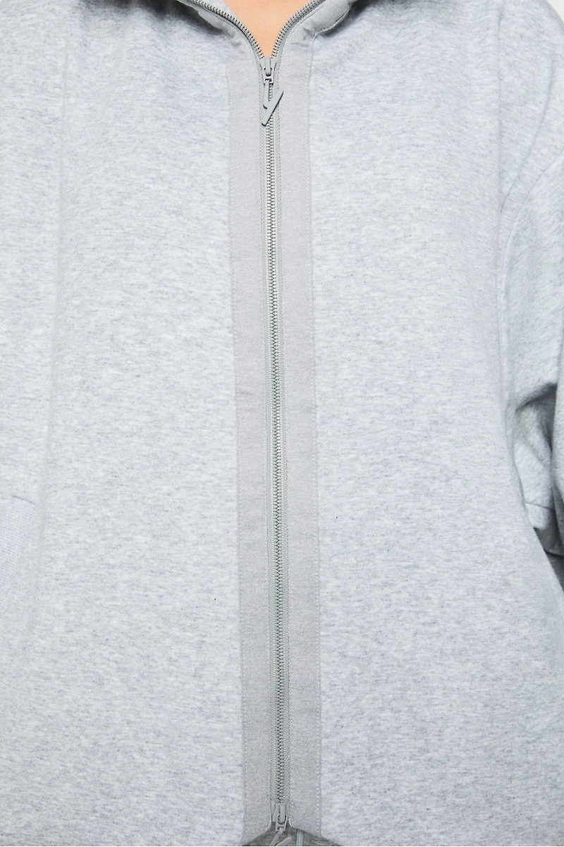 Oversized Fleece Cocoon Jacket