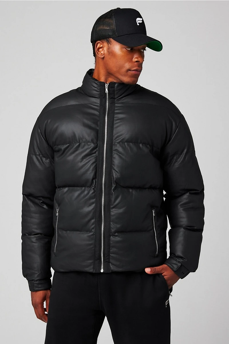 The Vegan Leather Essential Puffer
