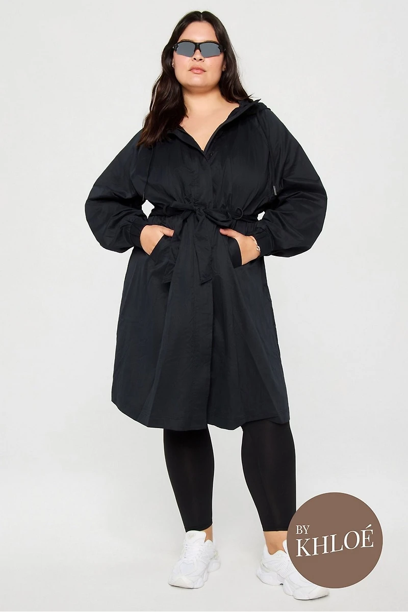 Hooded Trench Coat