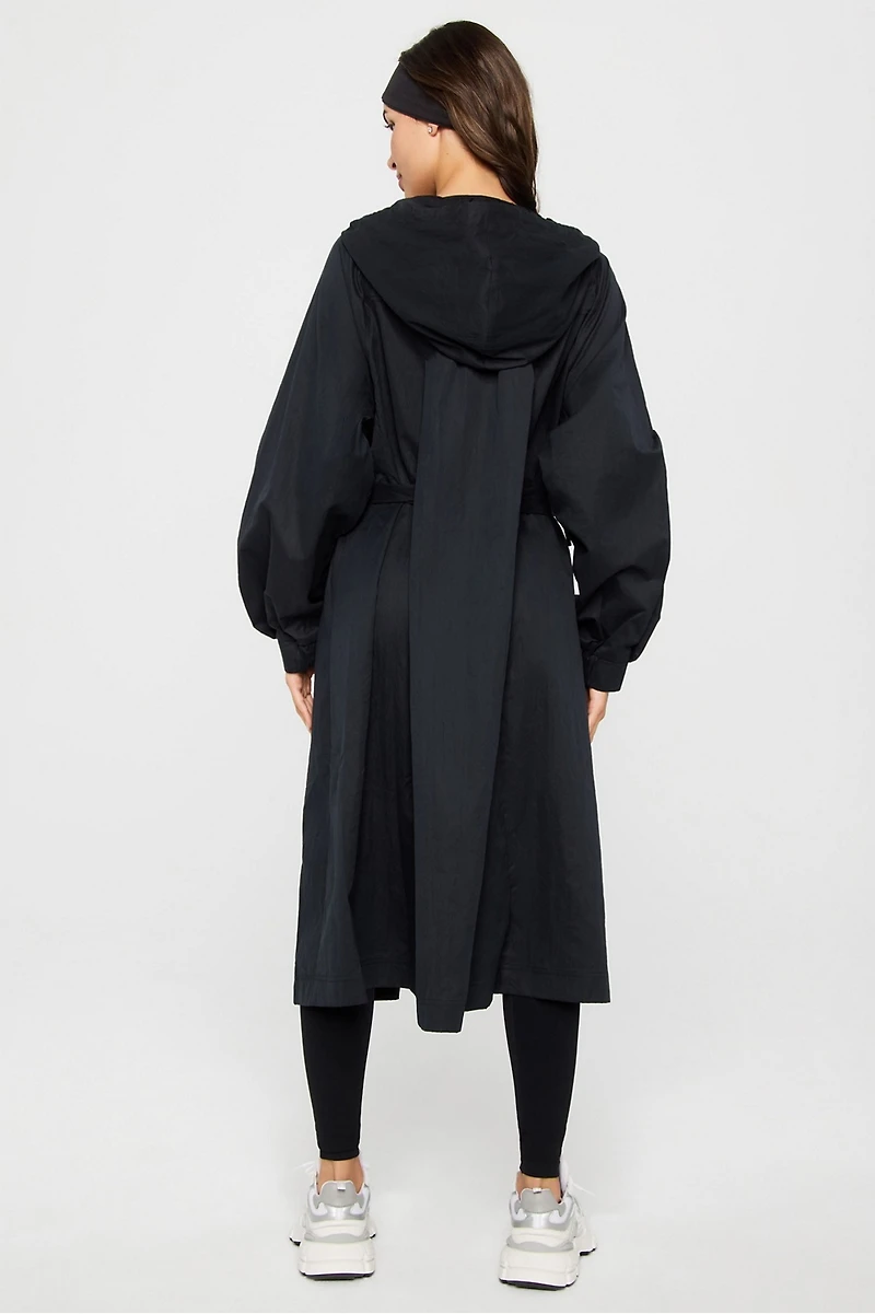 Hooded Trench Coat