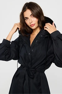 Hooded Trench Coat