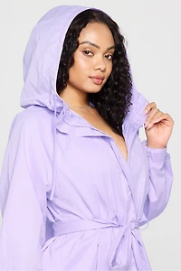 Hooded Trench Coat