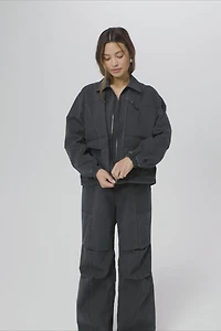 Utility Twill Cargo Jacket