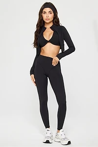 PureLuxe Cropped Train Jacket