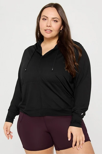 Cloud Jersey Full Zip Hoodie