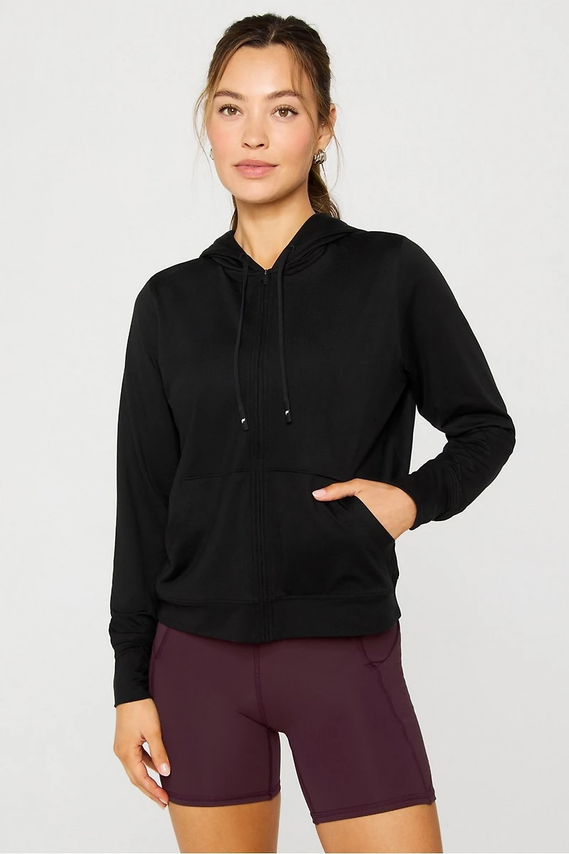 Cloud Jersey Full Zip Hoodie