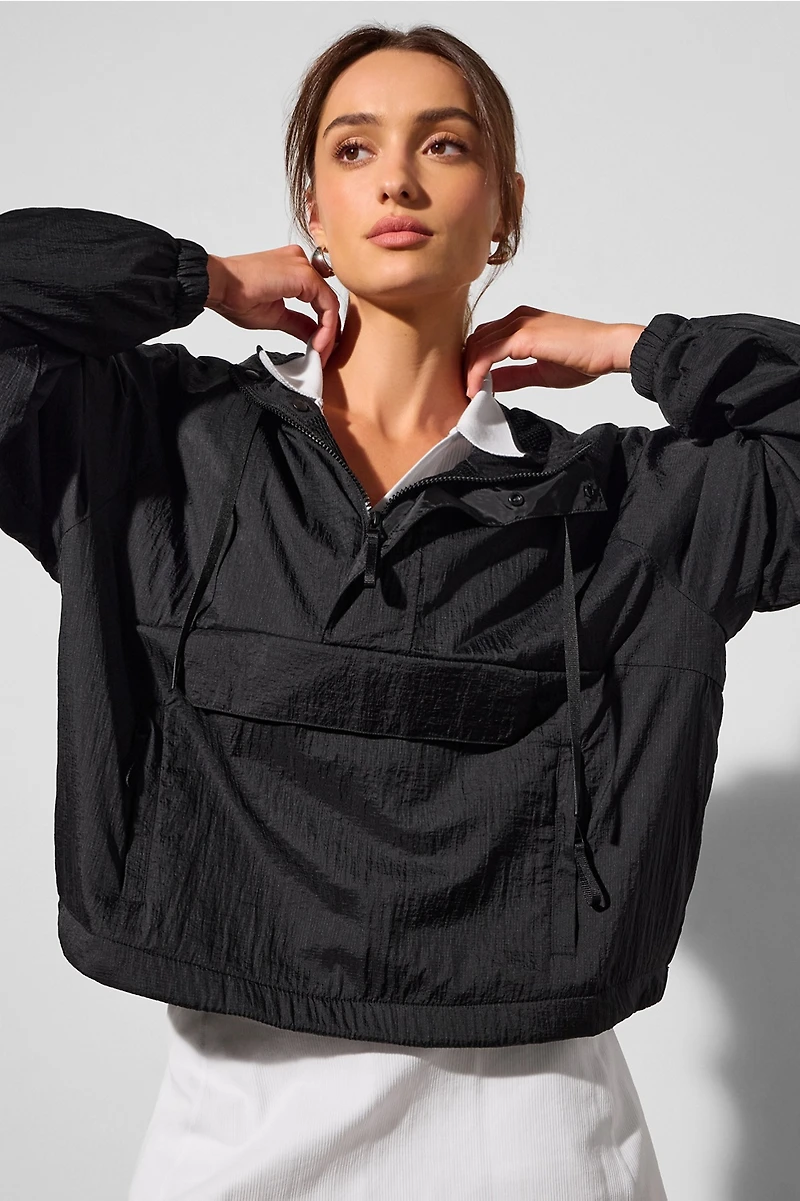 Ripstop Pullover Hooded Windbreaker