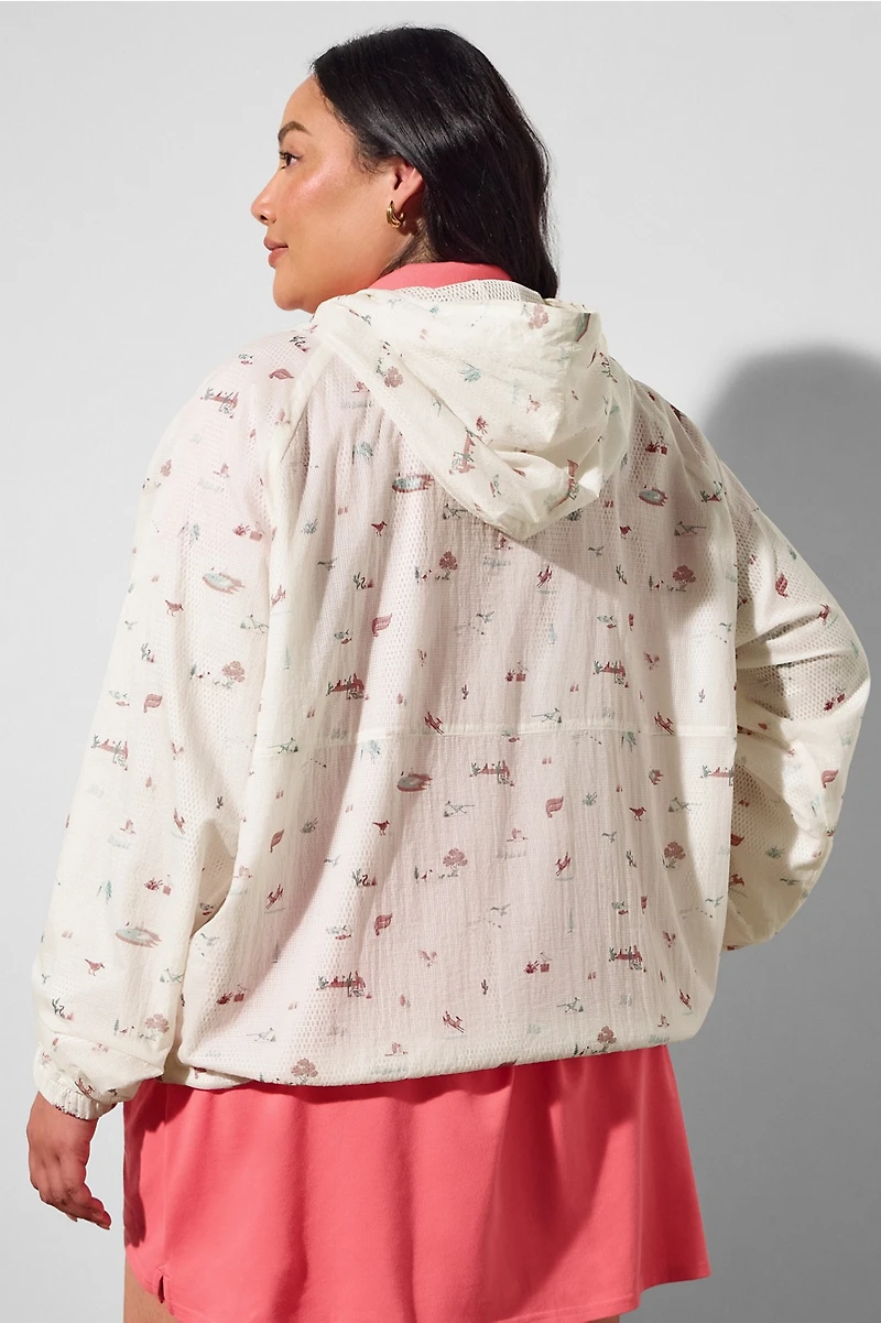 Ripstop Pullover Hooded Windbreaker