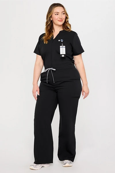 Empower Wide Leg Scrub Jumpsuit