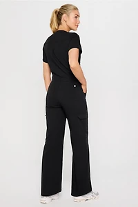 Empower Wide Leg Scrub Jumpsuit