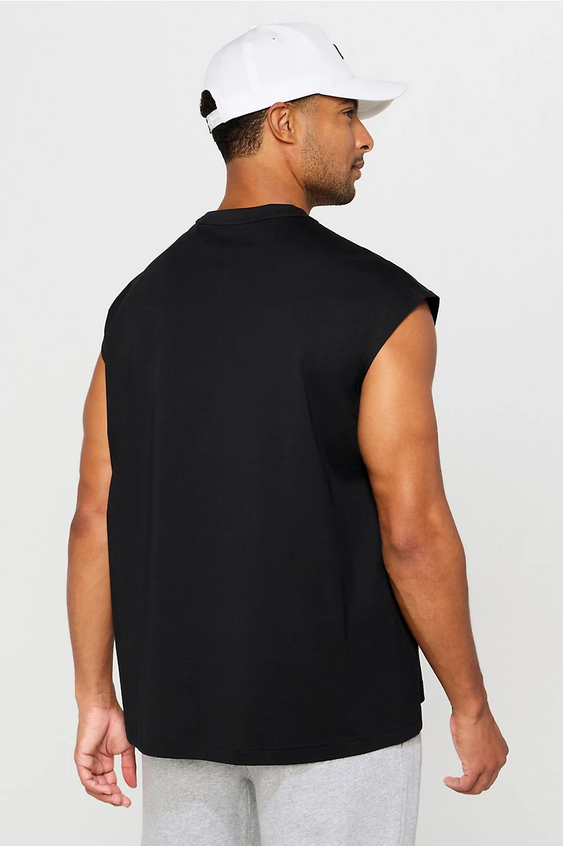 The Effortless Oversized Muscle Tank