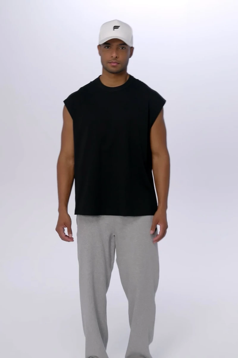 The Effortless Oversized Muscle Tank