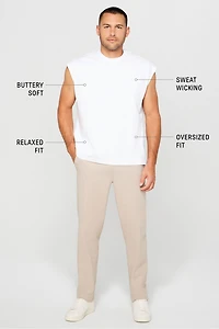 The Effortless Oversized Muscle Tank