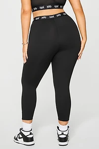 Major Label Shaping High Waist Logo Legging 7/8