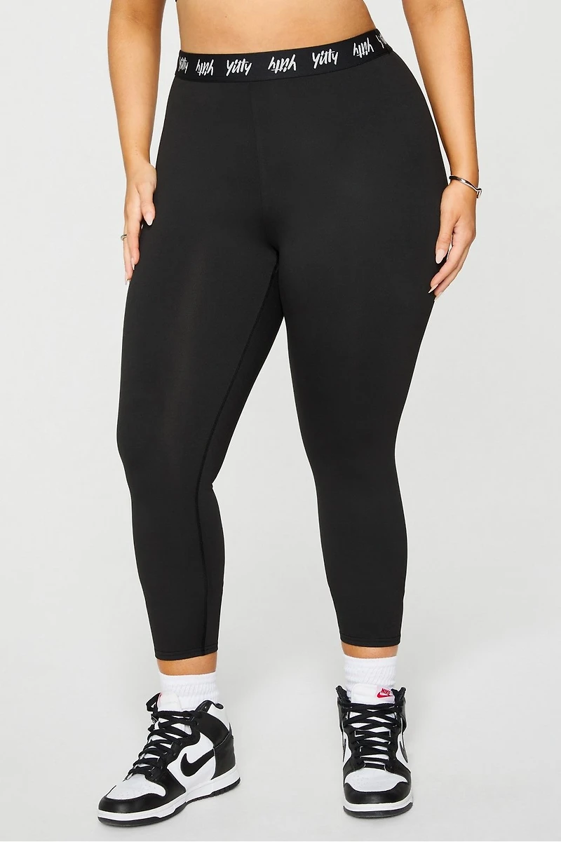 Major Label Shaping High Waist Logo Legging 7/8