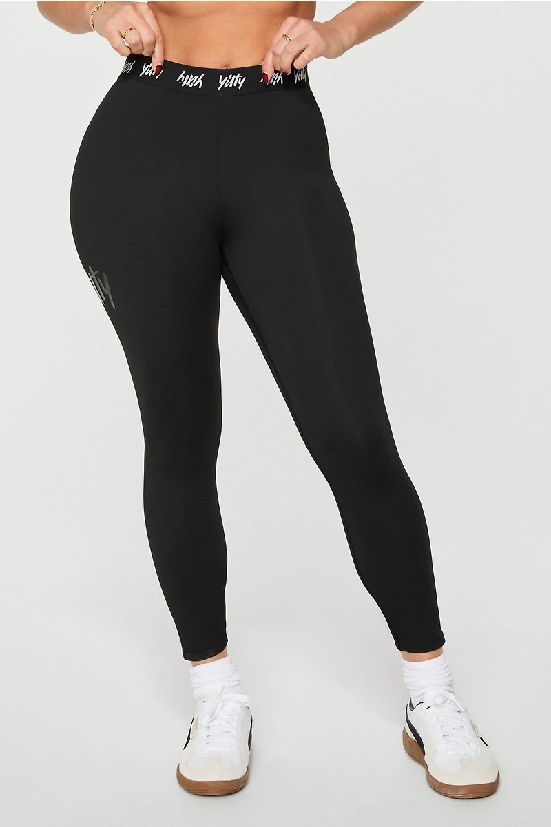 Major Label Shaping High Waist Logo Legging 7/8