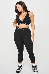 Major Label Shaping High Waist Logo Legging 7/8