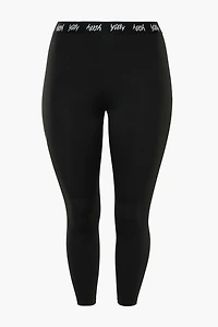 Major Label Shaping High Waist Logo Legging 7/8