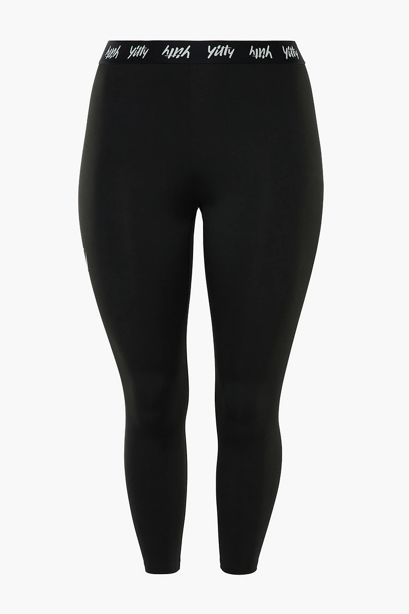 Major Label Shaping High Waist Logo Legging 7/8
