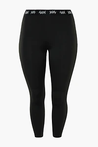 Major Label Shaping High Waist Logo Legging 7/8