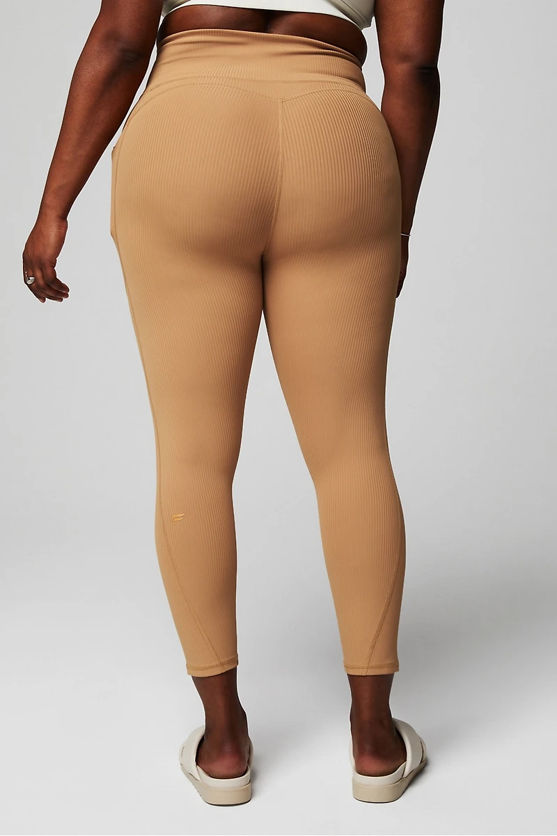 Oasis Rib HW Crossover 7/8 Legging