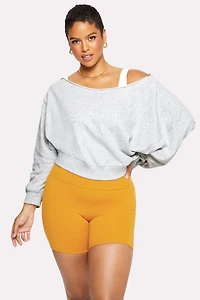 Everyday Off-The-Shoulder Sweatshirt