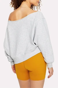 Everyday Off-The-Shoulder Sweatshirt