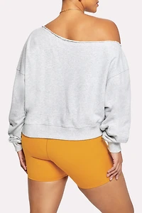 Everyday Off-The-Shoulder Sweatshirt