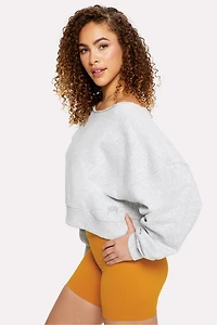Everyday Off-The-Shoulder Sweatshirt