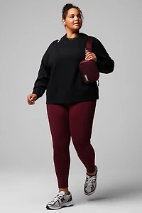 Cozy Fleece Cut Out Sweatshirt