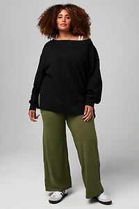 Cozy Fleece Oversized Sweatshirt