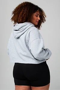 Cozy Fleece Cropped Hoodie
