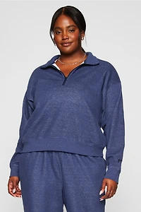 Cozy Fleece Half Zip Sweatshirt