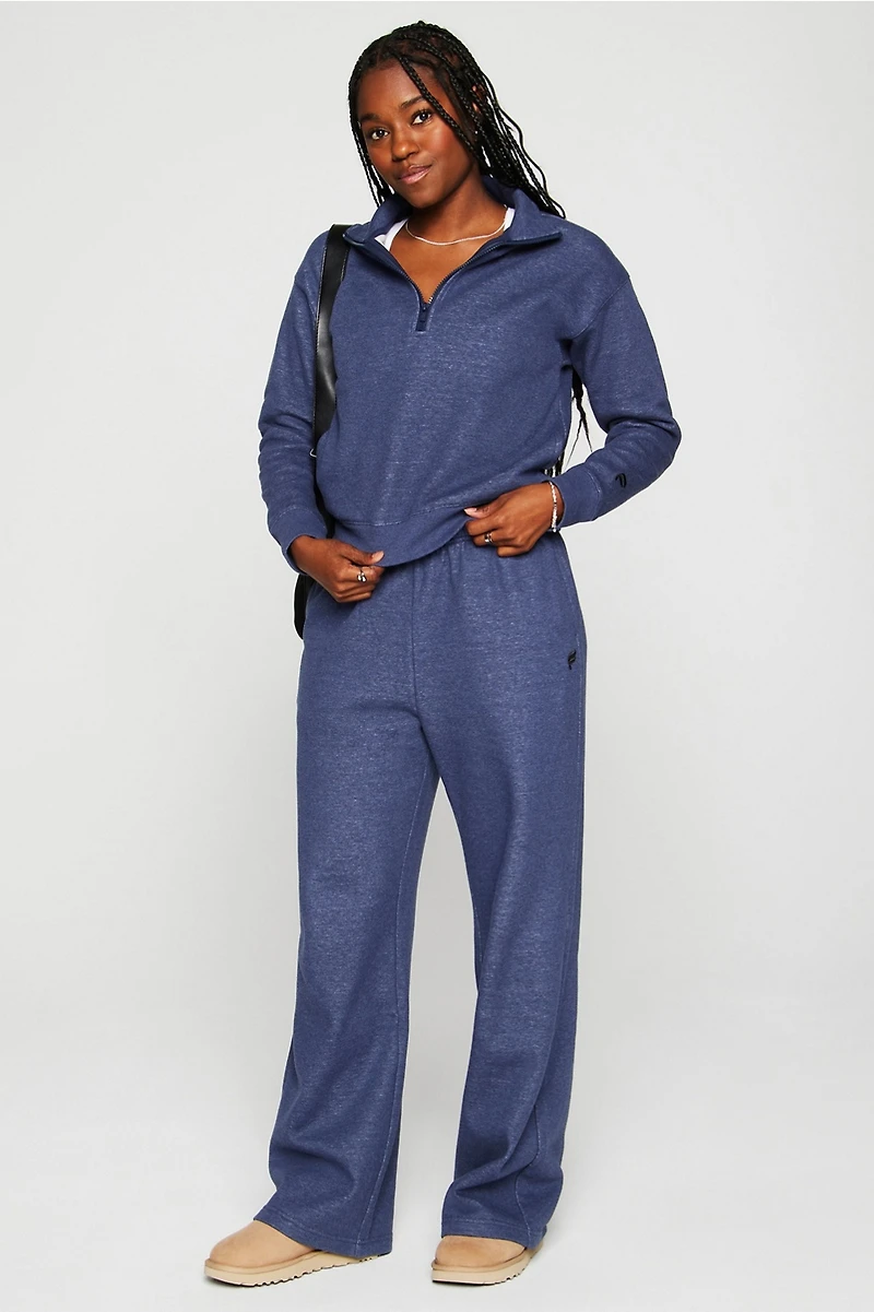 Cozy Fleece Half Zip Sweatshirt