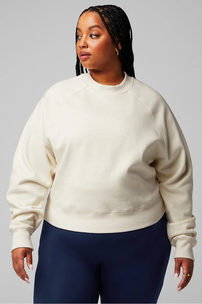 Cozy Fleece Raglan Sweatshirt