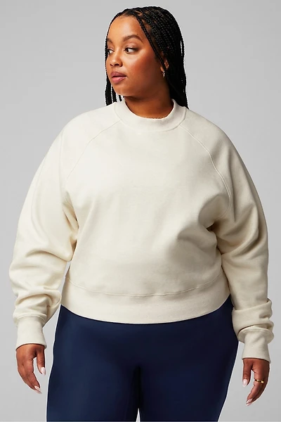 Cozy Fleece Raglan Sweatshirt