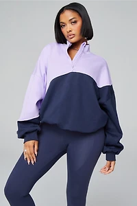 Major Label Half Zip Sweatshirt
