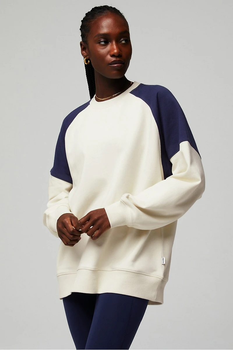 Year Round Terry Seamed Sweatshirt
