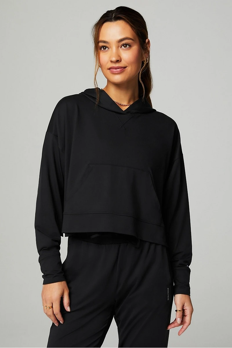 Cloud Jersey Cropped Hoodie