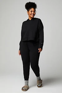Cloud Jersey Cropped Hoodie