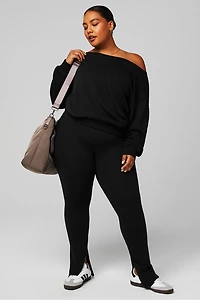 Year Round Terry Off Shoulder Sweatshirt