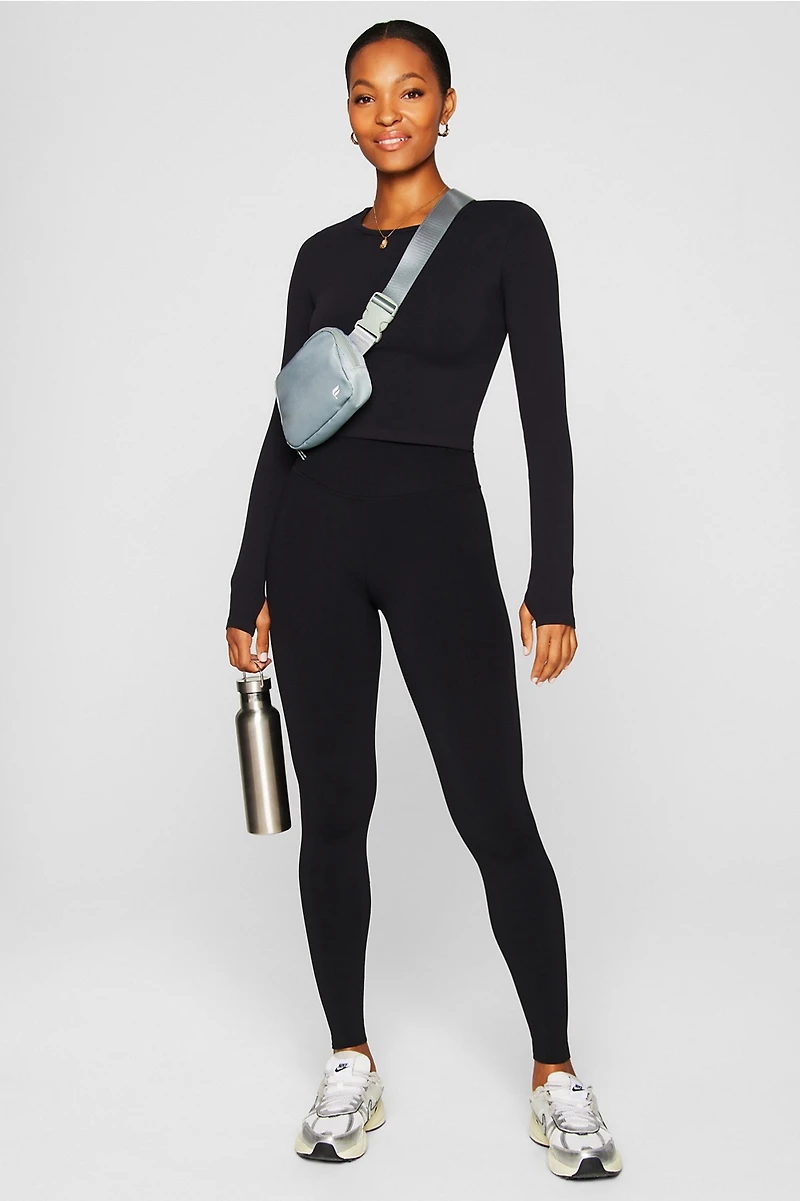 Sleek Seamless Long-Sleeve Top