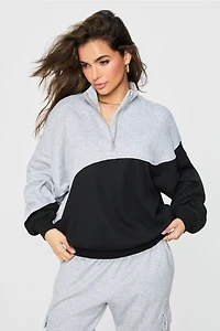Cozy Fleece Half-Zip Sweatshirt