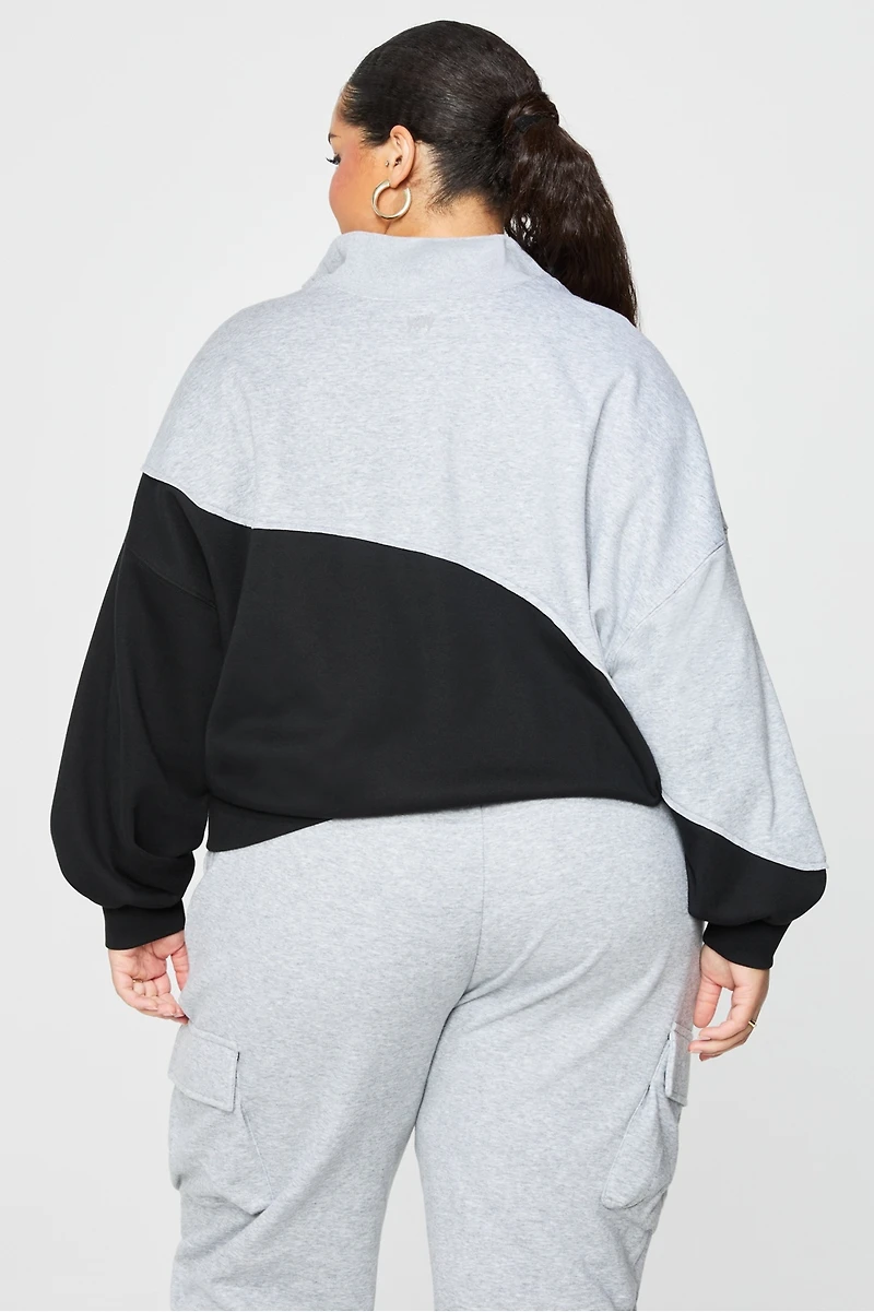Cozy Fleece Half-Zip Sweatshirt