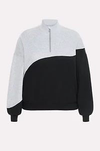 Cozy Fleece Half-Zip Sweatshirt