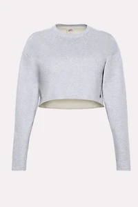 Cozy Fleece Everyday Cropped Crew