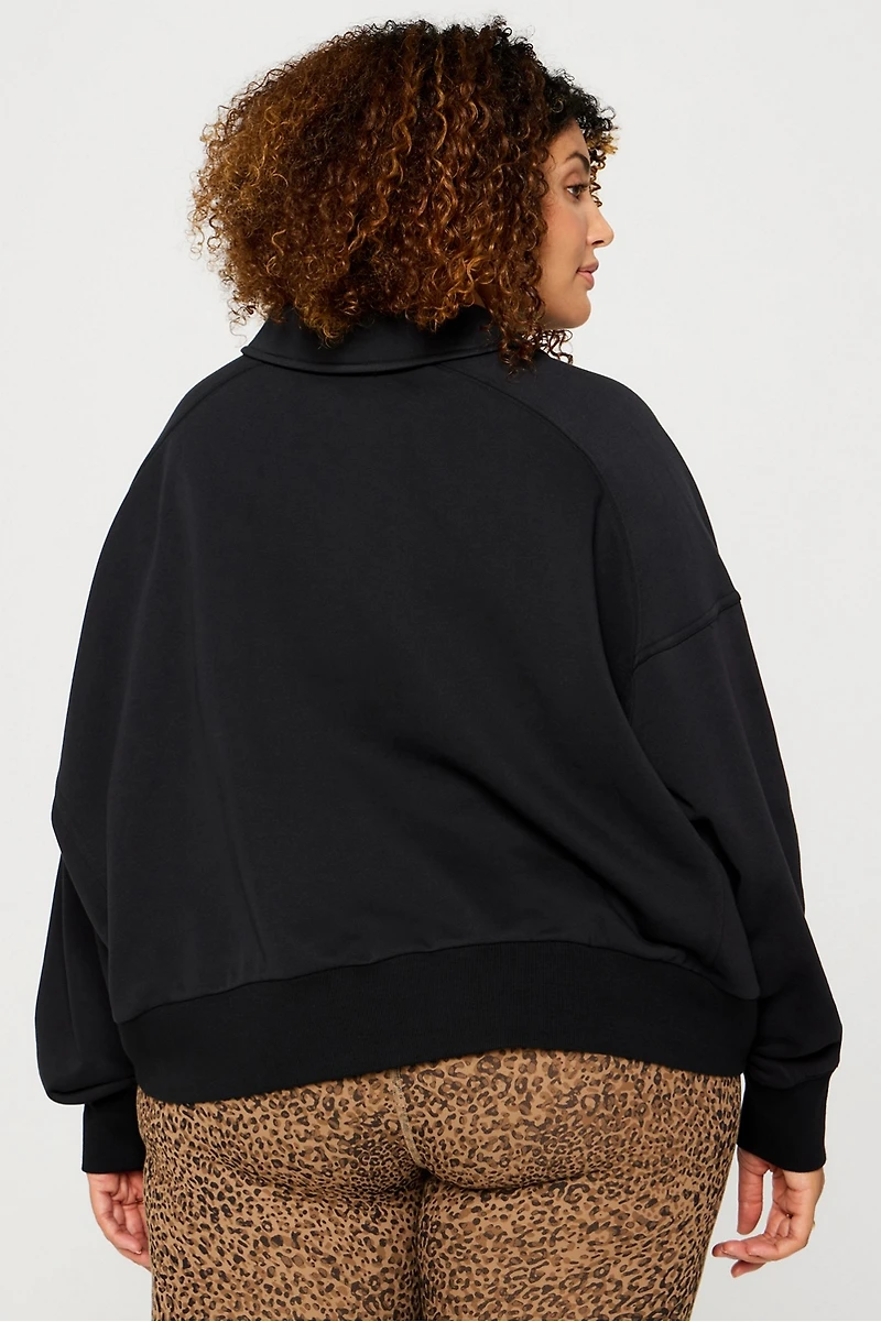 Year Round Terry Snap Front Sweatshirt