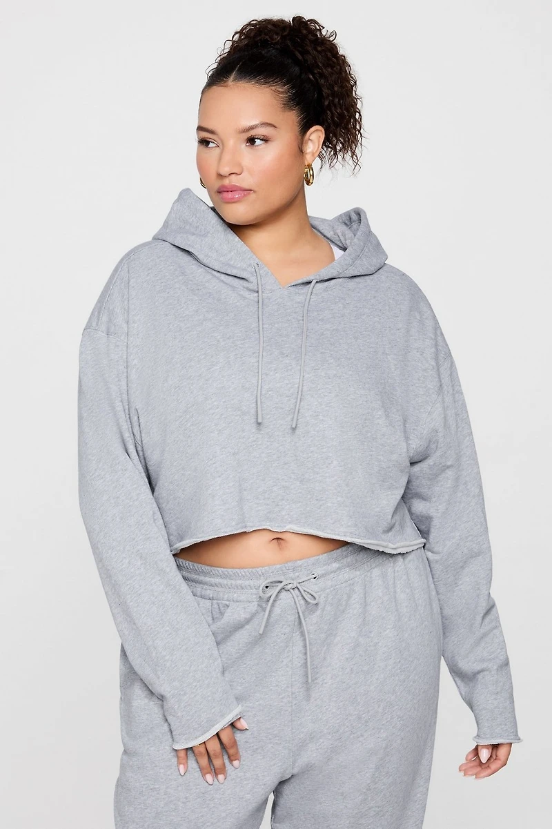 Year Round Terry Cropped Hoodie